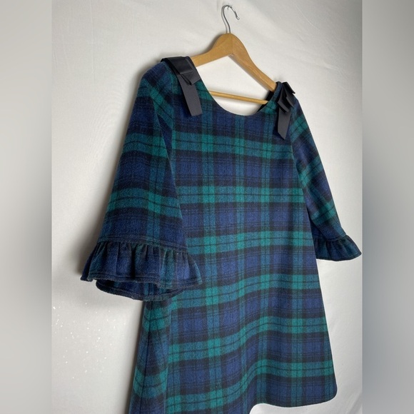 Honey Salon by Foppish Plaid mini dress with bow's on top of shoulder size. xs/s - Picture 12 of 13
